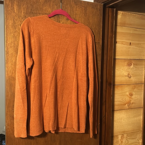 Croft & Borrow womens sweater V neck  L - Picture 4 of 6